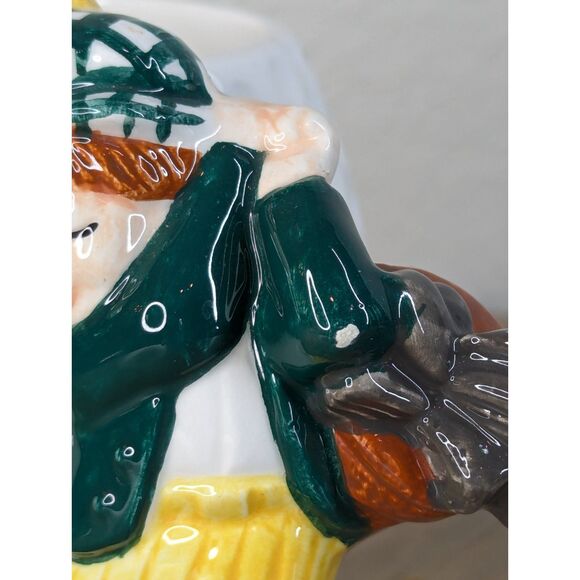 Vintage 1992 OCI Ceramic Golf Ball Golfer Mug Pen Holder Desk Organizer Omnibus - Picture 7 of 10